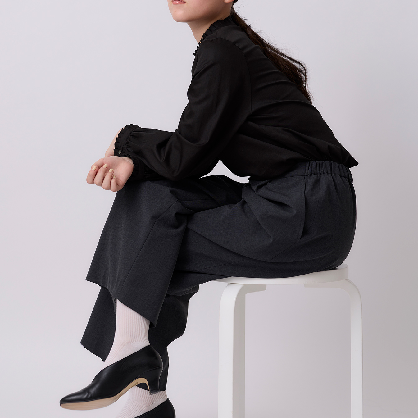 2wayトロストレッチ ストレートパンツ