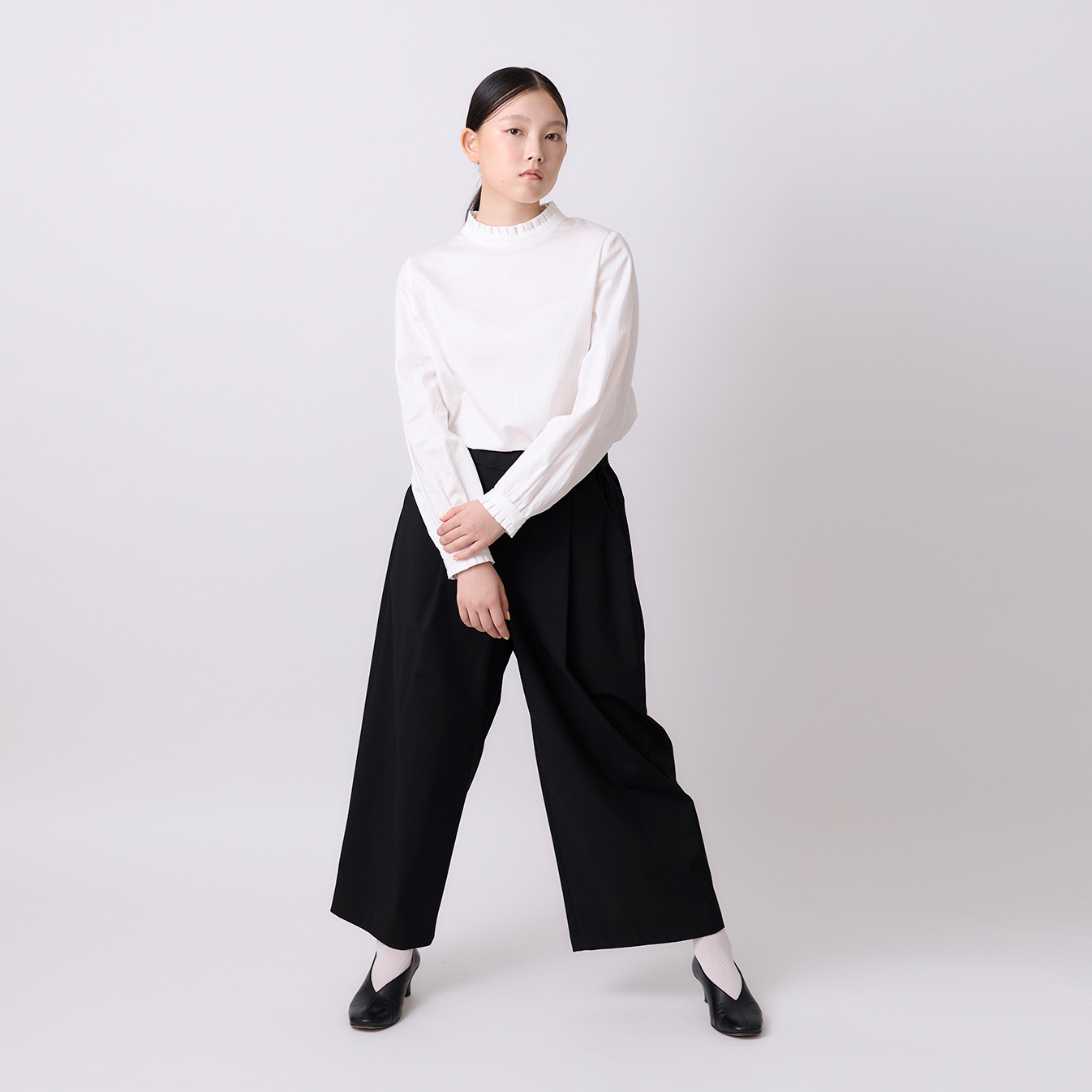 トロストレッチ ストレートパンツ